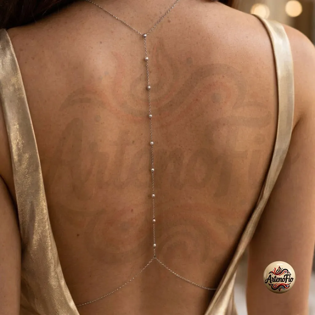 Body Chain Aço Inox: Joia Corporal e Colar de Cintura